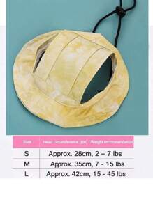 1pc High-Definition Digital Printed Pet Sun Hats, Adjustable Size Hats, Dog Sun Protection Hats, Teddy Dog Hats, Pet Supplies, Special Hats For Cats And Dogs, Multiple Colors Available