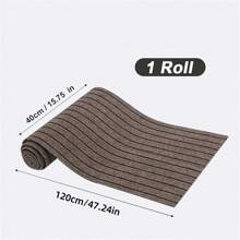 1 pezzo Rotolo di tappeto autoadesivo 40x120cm, Può essere tagliato e riutilizzato, Facile da DIY, Tappeto autoadesivo, Materiale per ristrutturazione, Decorazione per la casa, Multifunzionale per tappetini per arrampicata dei gatti domestici, Tappetini per scale per ufficio e hotel