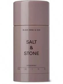 Desodorante | Desodorante natural de fuerza para mujeres y hombres | Con extractos de algas, manteca de karité y probióticos (Rosa negra y oud - 2.6 fl oz)