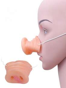 2 Stücke lustige tierische Gummi Schweinenase Cosplay Requisiten, 3D simulierte Fake Nasen für Bühnenauftritte, Ferienfestmakeup-Zubehör, Streich-Spielzeuge, neuartige kopfmontierte Masken, sind die perfekten Überraschungsgeschenke für Familie, Freunde und Geliebte.