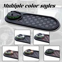 1PC Nâng cấp Thảm chống trượt đa năng cho ô tô Giá đỡ điện thoại tự động – Tấm lót dính bảng điều khiển ô tô có biển số xe tạm thời, Thảm chống trượt đa năng cho điện thoại, kính râm, chìa khóa, tiện ích - Nhiều màu - Xem 8