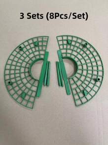 1/3/8 Sets Green Strawberry Planting Rack, Versatile Plant Support For Berries And Small Plants, Ideal For Home Gardening, Plant Support Rack, Modern Plant Stand, Durable Plastic Rack, Strawberry Planters