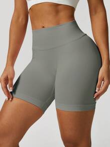 NcmRyu Women's Seamless Butt-Lifting Sports Shorts