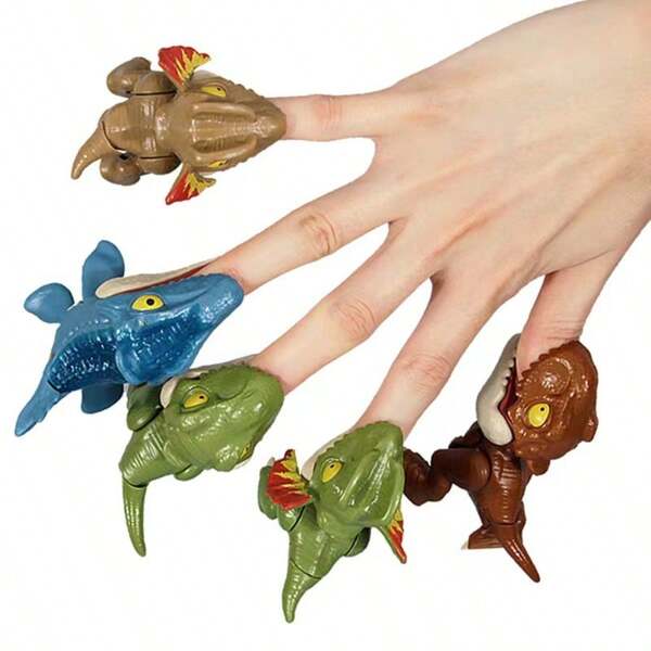 20PCS Children's Thumb Toy Dinosaur,Mini Dinosaur Finger Puppet Set, Mini Cartoon Dinosaur Finger Puppet, Party Gifts, Play, School Easter Gifts, (Dinosaur Style Random), School Supplies Mouse Puppets, Animal Party Gifts, Lined Puppets