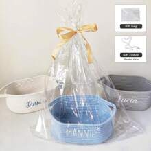 Cestino di immagazzinaggio pieghevole personalizzato ricamato a mano, personalizzato con nome/logo, adatto per cosmetici, giocattoli, forniture per animali domestici, telecomandi, camera da letto, soggiorno, regalo di San Valentino, accessori per lettini di alta qualità, personalizzato, unico, regali ideali per lei, figlia, studenti scolastici, figlio per anniversari, compleanni, laurea, scuola, casa, ufficio, per il ritorno a scuola, multifunzionale, durevole, ornamentale, riutilizzabile, raffinato, elegante, di alta qualità, colorato, moderno, personalizzato, unico, regali ideali per lui, lui, lei, fidanzato, papà, fidanzata, mamma, famiglia, amici, sala da tè, casa, giardino, ufficio, per anniversari, per San Valentino, per la festa della mamma, per compleanni, per la festa del papà, per la laurea, per matrimoni, per il riscaldamento della casa, casa con soluzioni accessibili