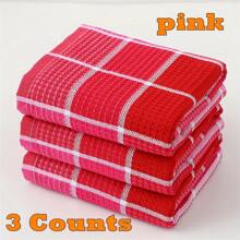 3 Pcs Dishcloths - , Absorbent, Lint-Free, Effective Cleaning For Kitchen & Bathroom - Dish Cloths, Cleaning Cloths, All-Purpose Cleaning Rags, Kitchen Towels
