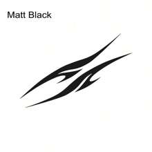 2PCS Car Side Stripe Cool Racing Sticker - Glossy Surface, Asymmetrical Shape With Sporty Geometric And Cartoon Patterns, Disposable Self-Adhesive Graphics, Fun And Fashionable Graphics DIY Styling Stickers, Suitable For Most Cars