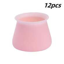 3/12 peças de capas de silicone para pernas de cadeira, protetores antiderrapantes para pernas de móveis, almofadas antiderrapantes para piso de mesa e cadeira, outros tipos de acabamento de metal, reduzem o ruído, adequadas para decoração de casa - reutilizáveis