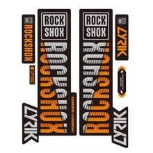 Pegatina para la horquilla delantera de la bicicleta de montaña, cambio de color resistente al agua para el amortiguador delantero, nueva - Multicolor - Ver 5