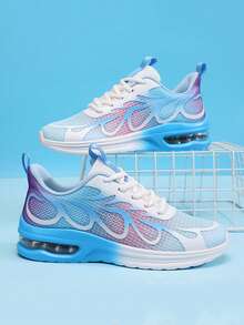 女式运动鞋2025夏季新款网面透气跑步鞋女士气垫减震健身休闲运动鞋