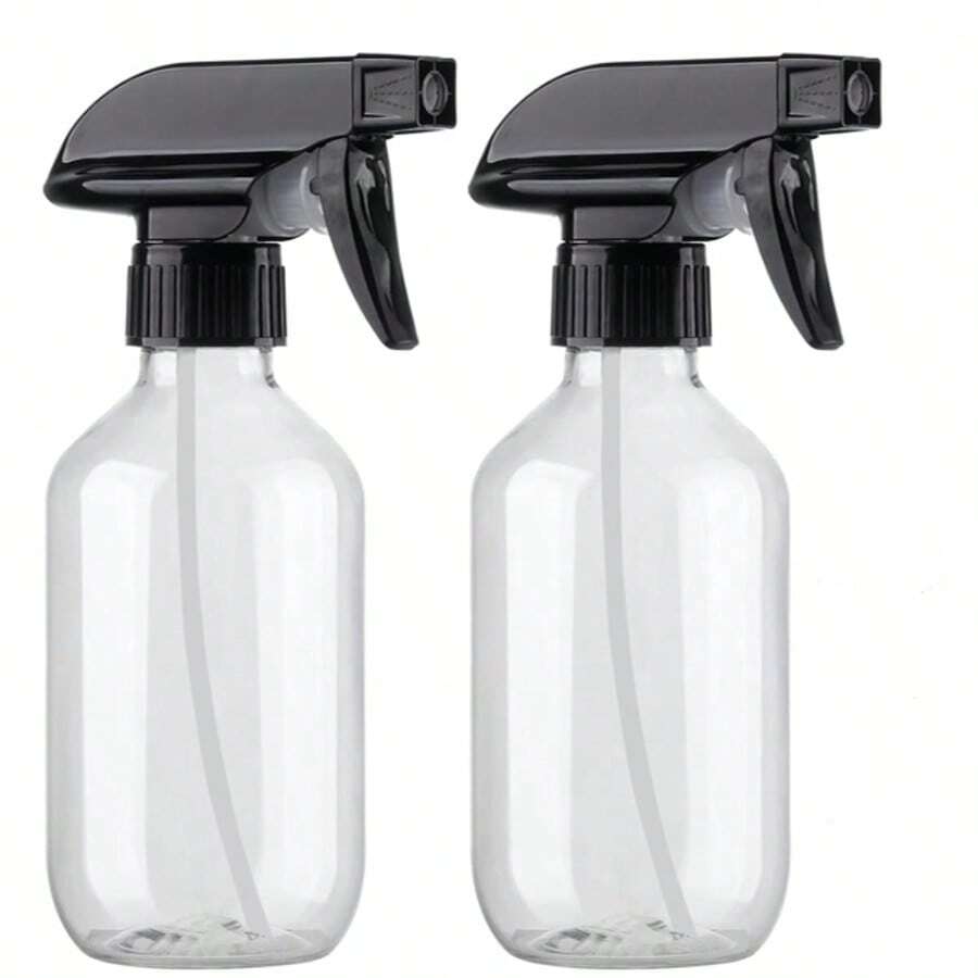 1/2 botol semprot plastik 300ml - Cocok untuk menyemprot tanaman - Nosel semprot - Anti-sumbat & Anti-bocor - Pegangan nyaman - Nosel yang dapat diatur - Juga cocok untuk rambut, memasak, dan membersihkan - Beraneka warna - View 1