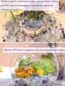 50/100/200/500克柔和色调和活力多巴胺能量，不同大小颜色混合宝石滚石碎片碎石治疗灵气水晶珠宝制作家居装饰