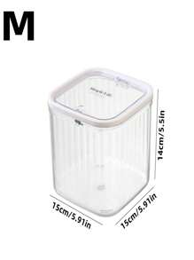 1pc Laundry Pod Storage Container, Detergent Powder/Capsule Dispenser Box With Sealed Lid And Push-Out Design, Suitable For Laundry Pods, Dishwasher Tabs, Detergent Dispenser