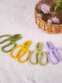 1pc Multi-Functional Rose Thorn Remover Pruning Scissors, Rose Stem Stripper, Leaf Thorn Peeler, Portable Flower Shop Gardening Tool