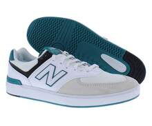 New Balance CT574 Mens Shoes - White/Green - 查看 5