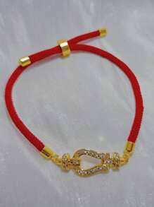 Pulsera minimalista multifuncional con hebilla en forma de herradura