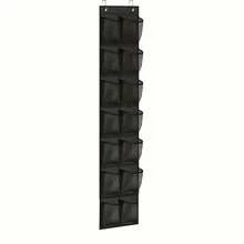 1pc 14/28/35 Túi lưới treo trên cửa giá để giày, tủ quần áo/phòng ngủ/phòng tắm/tủ đựng giày treo, túi đựng đồ đa năng gắn tường thích hợp cho giày thể thao nam, giày cao gót nữ, dép xỏ ngón - Nhiều màu - Xem 14