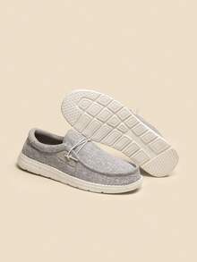 Men's Loafers Casual Dress Shoes Drive Breeze Slip-On Stretch Lightweight Comfortable Boat Shoes Lightweight Walking Work Soft - 米色 - 查看 7