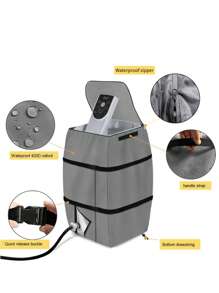 Waterproof & Dustproof Cover For Inflatable Hot Tub Heater Pump - Durable PET Material, Perfect For Winter Protection