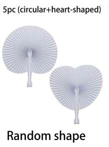 1-50pcs White Paper Fans, Wedding Supplies, Hand Cranked Folding Fans, White Paper Folding Fans, Circular Folding Fans, Origami Fans, Decoration For Bachelor Party Weddings, Bride Gift Giving Events, Bridesmaids Holding Folding Fans, Props For Bachelor Party Photo Booths, Bridesmaids Gift Wedding Decorations, Perfect For Parties And Events, Perfect Summer Accessories