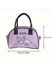 Sanrio Borsa Boston e borsa a tracolla mini Hello Kitty, stile carino e femminile, ufficialmente concessa in licenza da Sanrio, adatta per il pendolarismo e il casual, adorabile, per forniture scolastiche, back to school