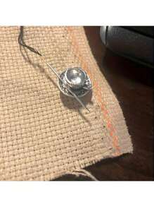 2 Pezzi di Mini Custodia Magnetica per Aghi con Disegno di Tazza da Tè - Ideale per il Ricamo, Artigianato e Cucito - Ottimo Organizzatore di Aghi e Fili per Appassionati di Cucito