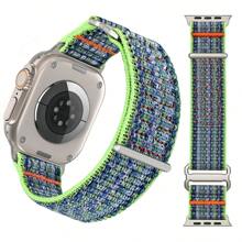 Trail Loop Strap Compatible With Apple Watch Ultra 2 49mm 46mm 45mm 44mm 42mm Nylon Sport Band Compatible With Apple Watch Series 10 9 8 7 6 5 SE 40 41mm