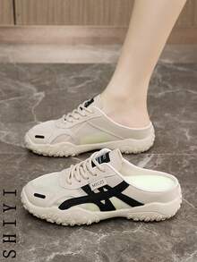 Fashion Versatile Casual Minimalist Breathable Backless Athletic Sneakers