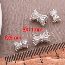 1/2/3件18k镀金珠帽锆石双花珠帽花丝花珠黄铜珠隔片双头珠帽适用于珠宝制作手链耳环用品女士 - 彩色 - 查看 14