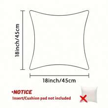 1 Stück gestreifter Farbblockkissenbezug, Orange erhältlich, wasserdichter Kissenbezug, geeignet für Zuhause Sofa Schlafzimmer, Strand Outdoor Nutzung, ohne Kissenfüllung, verdeckter Reißverschluss Kissenbezüge Raumdekoration Heimdekoration Schlafzimmerdekoration Kissenbezug