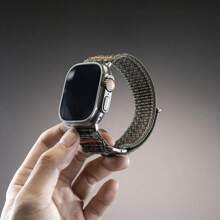 Trail Loop Strap Compatible With Apple Watch Ultra 2 49mm 46mm 45mm 44mm 42mm Nylon Sport Band Compatible With Apple Watch Series 10 9 8 7 6 5 SE 40 41mm
