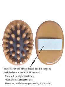 1/2pcs Wooden Meridian Massage Brush, Manual Full Body Scraping Massager, Head Abdomen Leg Body Relaxation Soft Brush, Home Ergonomic Anti-Fatigue Massage Tool(The Material Of This Product Is Wood. Due To Different Production Batches, The Texture Of The Wood Will Be Slightly Different, But It Will Not Affect The Use. Please Be Careful When Purchasing If You Mind.)