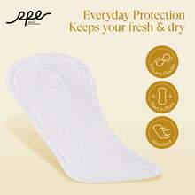 RPE Life Regular Liners - 100% Organic Cotton, Daily Comfort, And Light Protection - 15cm - View 6