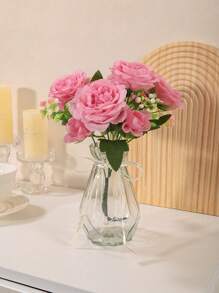1 pièce/3 pièces Bouquet de fleurs de pivoines et roses artificielles pour la décoration de mariage, décor de plantes artificielles pour la pièce, décoration d'automne, fausses fleurs pour jardin d'automne, centres de table, matériaux pour bouquets de mariée, matériaux de décoration de gâteau, de couronnes, de décoration de vase à domicile, de jardin d'extérieur en automne, de fête d'anniversaire, de décoration sur site, de cadeaux de la Saint-Valentin et de décorations du Nouvel An