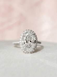 1 Stück Mode Glitzer 1 Karat birnenförmiger Verlobungsring aus Zirkonia, Hochzeitsband für Frauen und Mädchen, 925er Sterling Silber Versprechen Ring, Ewigkeitsring, hochwertiger Schmuck Geschenk für Damen
