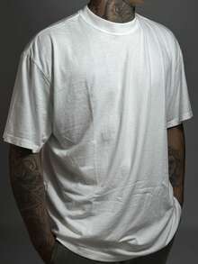 Men's Oversized Streetwear T-Shirt - Màu be - Xem 1