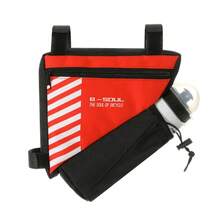 Bolsa para manillar de bicicleta de montaña, bolsa de sillín de bicicleta con gran capacidad para almacenamiento de herramientas, soporte para botella de agua - Multicolor - Ver 10