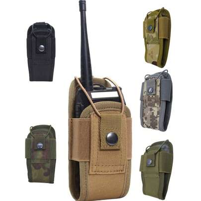 Waterproof Radio Pouch, Adjustable Tactical Radio Case, Easy To Clean, Suitable For Belts Up To 4 Inches Wide (Inner Pouch Color Random)