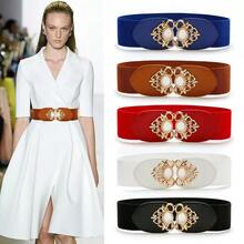 3件/1件 时尚女士弹力腰带，弹性连衣裙束腰带，简约百搭宽腰带，适合夏季、秋季、万圣节等场合穿着。