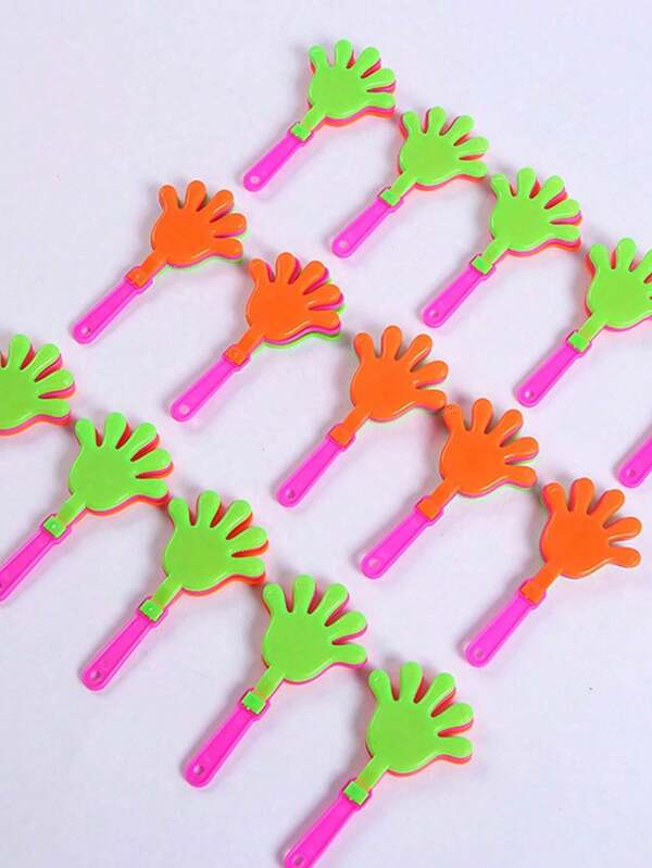 100 pezzi Mini Clapper, Lunghezza 9,5 cm/3,74 pollici, Larghezza 5 cm/1,97 pollici, Ideale per vacanze, regali e forniture per feste di compleanno, adatto per feste di Natale, regali di Natale, regali di Capodanno, regali di Natale, rave di vacanze, clapper in plastica per feste, ti porterà carnevale e gioia