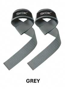 SKDK 1 Par de Muñequeras de Levantamiento de Pesas SKDK con Manijas Extras - Muñequeras de Malla para Fitness para Dominadas, Entrenamiento de Fuerza y Culturismo - Múltiples Colores, Esenciales para Culturismo | Muñequeras Ajustables | Soporte de Muñeca de Malla, Accesorios de Muñequeras de Levantamiento de Pesas para Gimnasio