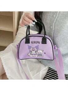 Sanrio Borsa Boston e borsa a tracolla mini Hello Kitty, stile carino e femminile, ufficialmente concessa in licenza da Sanrio, adatta per il pendolarismo e il casual, adorabile, per forniture scolastiche, back to school