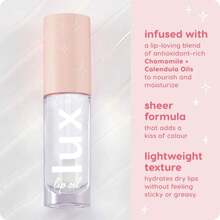 ColourPop Lux Lip Oil Hydrating Sheer Tinted Lip Oil Formulated With AntioxidantRich Chamomile Extract Calendula Oil NGreasy Urishing Clear Lip Oil Dew Drop 0.16 Oz