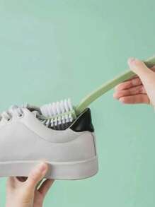[5-In-1 Efficient Shoe Brush] Creative 5-Side Shoe Brush With Double-Sided Circular Design For All-Around Cleaning, Plastic Hard Bristle Bathroom Cleaning Brush, 5-In-1 Durable Shoe Brush, Plastic Material, Highly Efficient Cleaning