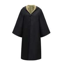 Potter Wizarding Robe Cosplay Costume Harry Halloween Cloak Wizarding Robe Performance Costume Graduation Photo Outfit; College Style Class Uniform For University Students