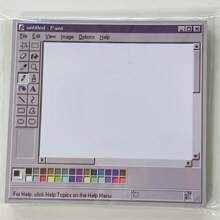 1 Pc Retro 50 Sheets Computer Drawing Pad Notepad | Vintage Style Square Paper, Ideal For Creative Illustrations And Design | Perfect For Art Notes & Artist Painting Supplies