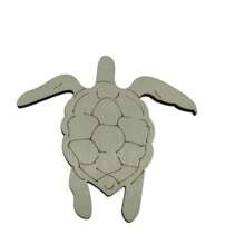 10 Pieces Unfinished Wooden Ocean Animal Cut-Outs For Summer Wooden Ocean Decorative Paintings, 10 Styles Of Blank Beach Octopus Mermaid Sea Turtle Animal Life Cut-Outs For DIY Craft Hanging Home Decor