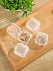 9/1 件粉色天鹅绒首饰托盘，大容量珠宝收纳盒，带独立隔层，可堆叠珠宝展示架，可容纳耳环、项链、手链、戒指、发夹、发带等。情人节天鹅绒首饰托盘 - 彩色 - 查看 11