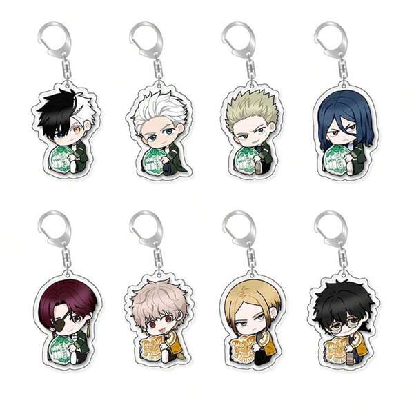 bandai 2D Anime Character Model Anime Party Gifts Original Acrylic Key Chain WIND BREAKER Sakura Haruka Sugishita Kyotaro Suo Hayato Cute Y2K Cartoon Pendant, Suitable For Shoulder Bags And Backpacks And Keys, The Perfect Gift For Fans, Cosplay Party Decoration Pendants Car Pendants Creative Anime Derivatives, Japanese Comic Pendants, Senior Anime Fans Collections, Otaku Series Gifts , Cheap Holiday Gifts