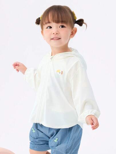 Balabala 2025年夏季男童和女童外套，时尚清新，带帽